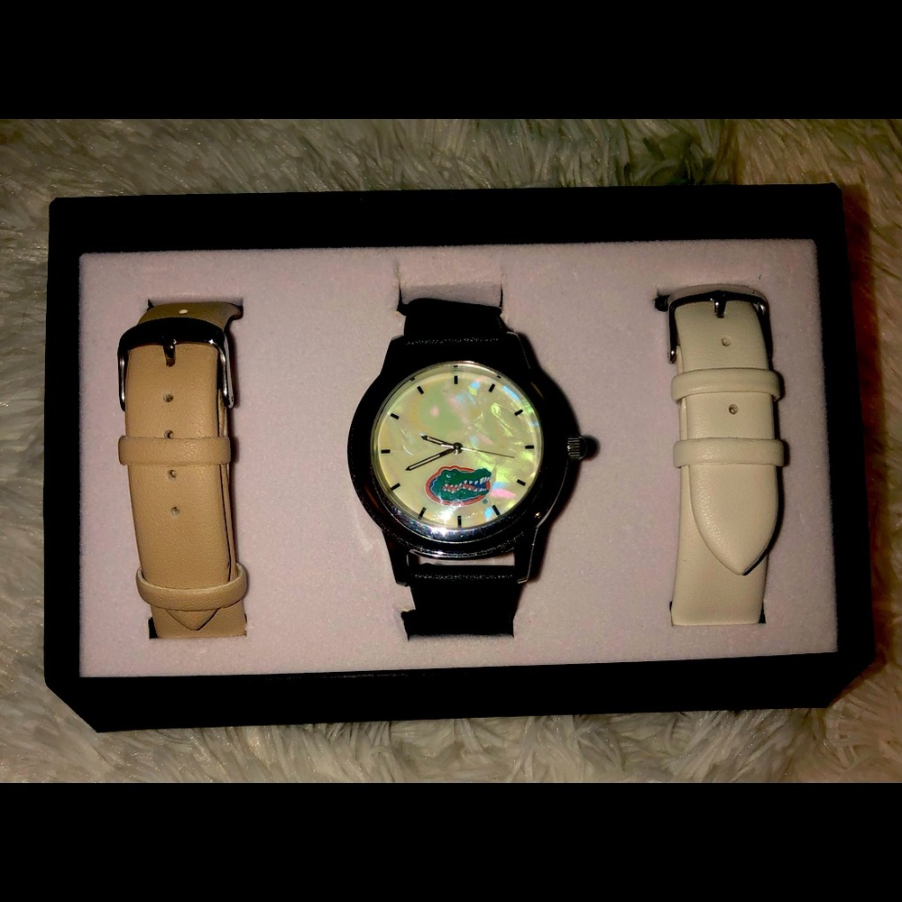 Go Gators! Lovely 3 piece Ladies Watch Set